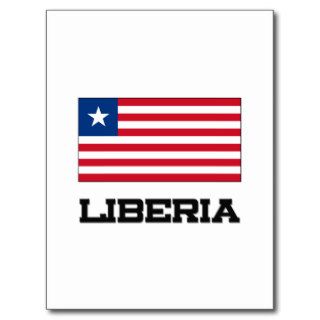 Liberia Flag Post Cards