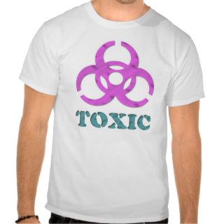 toxic in pink and aqua tees