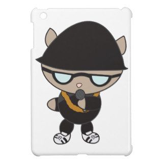 Rapper Cat in Bell Hat iPad Mini Cases