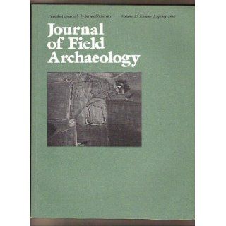 Journal of Field Archaeology Volume 15 Number 1 Creighton (ed) Gabel Books
