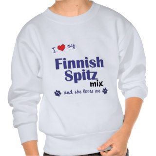 I Love My Finnish Spitz Mix (Female Dog) Sweatshirt