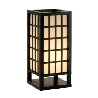 Adesso Middleton 18 in. Black Wooden Table Lamp 3670 01