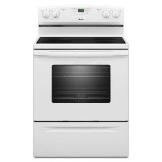 Amana 4.8 cu. ft. Electric Range with Self Cleaning Oven in White AER5630BAW