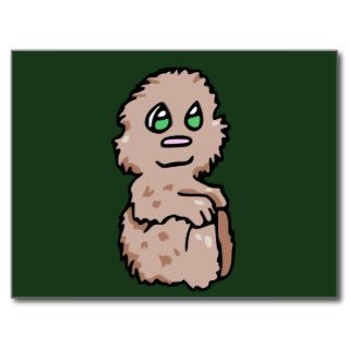 Baby Bigfoot Postcard