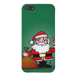 Santa Claus waving iPhone 5 Case