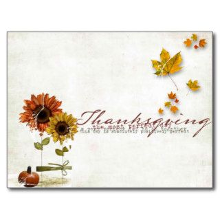 thanks giving post card