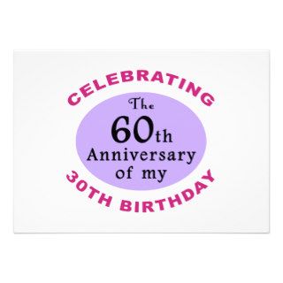 Funny 90th Birthday Gag Gifts Personalized Announcements