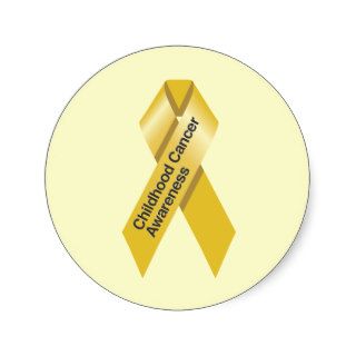 Childhood Cancer Awareness Stickers