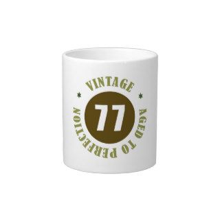 77th Birthday Gift Ideas Extra Large Mugs