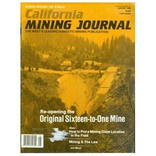 California Mining Journal August 1990 (Volume 59, Number 12) Kenneth L. Harn Books