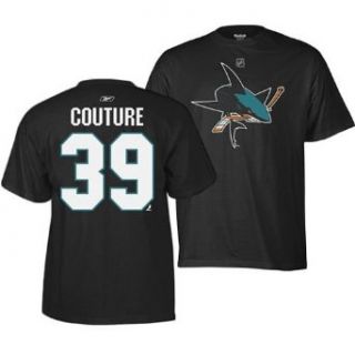 San Jose Sharks Logan Couture Reebok Name and Number T Shirt (XL)  Athletic Shirts  Sports & Outdoors