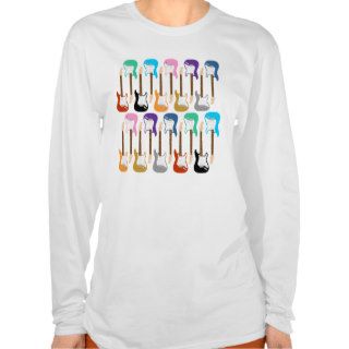 Electric Guitar Pop Art T shirts