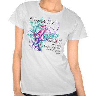 Color Swirl Christian T Shirt Virtuous Woman Shirt