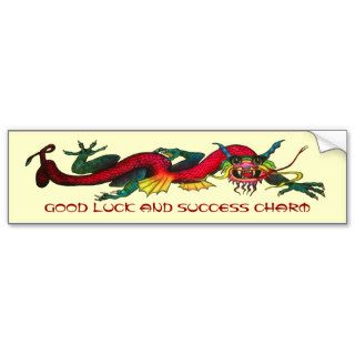 Good Luck and Success Charm Bumper Stickers