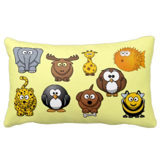 Funny House of Many Animals Cute Kids Cartoon Pillows