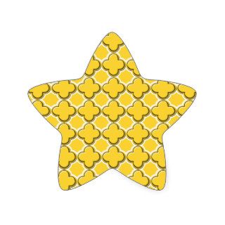 Clover Pattern 2 Freesia Star Sticker