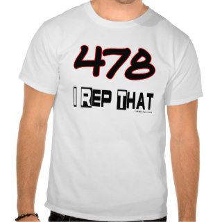 I Rep That 478 Area Code Shirts