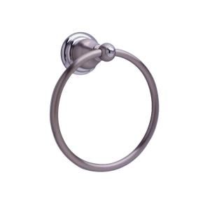 American Standard Prairie Field Towel Ring in Satin Nickel with Polished Chrome Accents 8040.190.234