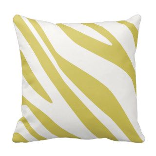 Zebra Design Choose Any Custom Color Pillow