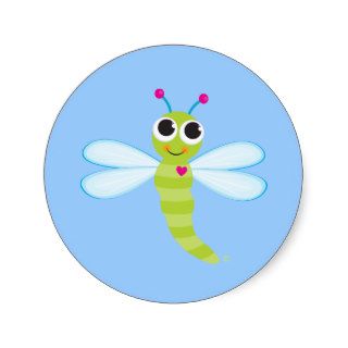 Cute Dragonfly Stickers