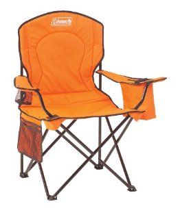 Coleman Broadband Quad Chair with Cooler, Orange  Sports & Outdoors