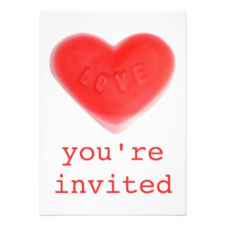 Sweet Heart 'You're Invited' invitation