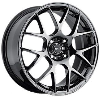 MSR 95 18 Black Chrome Wheel / Rim 5x4.5 with a 42mm Offset and a 72.64 Hub Bore. Partnumber 9589812 Automotive