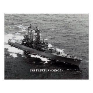 USS TRUXTUN (CGN 35) PRINT