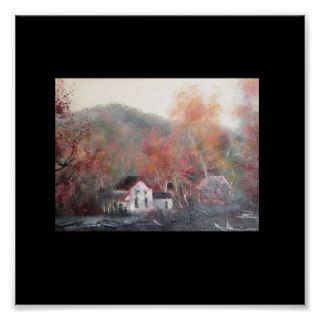 Cades Cove Becky Cable Mill House Poster