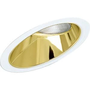 Progress Lighting 8 in. Recessed Gold Reflector Trim for Sloped CeilIngs P8001 22