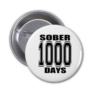 SOBER 1000 DAYS BLACK PINS