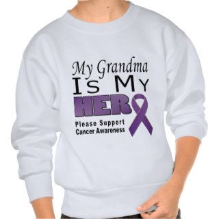 My Grandma Is My Hero Cancer Awareness Sweatshirt