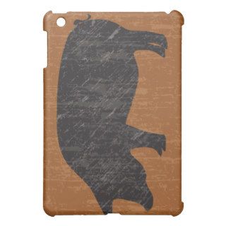 Rustic Black Pig iPad Mini Cover