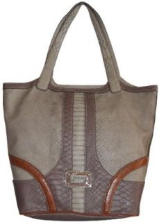 Women's Guess Purse Handbag Tote July Taupe Multi Shoes
