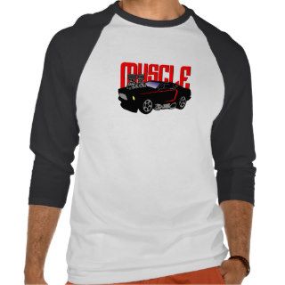 341 Cartoon Muscle Car T shirts