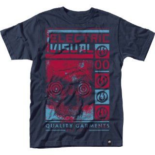 Electric Visual Zone Men's Short Sleeve Casual T Shirt/Tee   Navy / X Large Automotive
