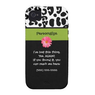 Funny Lost And Found Leopard Print iPhone 4/4S Covers