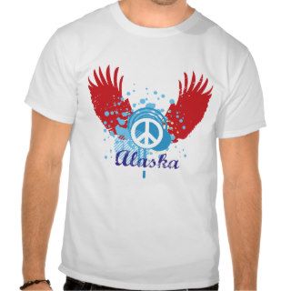 Abstract Alaska Peace T Shirt