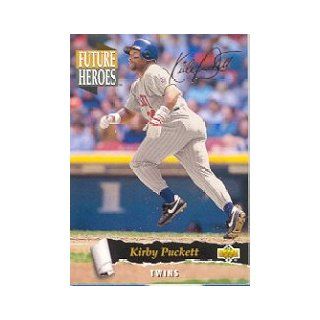 1993 Upper Deck Future Heroes #61 Kirby Puckett Sports Collectibles