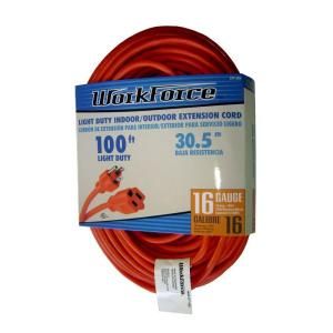 HDX 100 ft. 16/3 Extension Cord HD#277 525