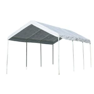 Sportsman 10 ft. x 20 ft. White Portable Canopy Pavilion PORTTOP