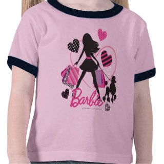 Barbie silhouette tshirts
