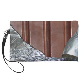 Candy Bar KK, Chocolate and Wrapper Design Wristlet Purse