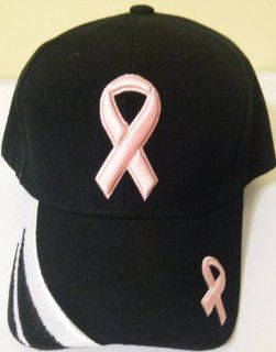 Breast Cancer Awareness Pink Ribbon Baseball Cap Hat Toys & Games
