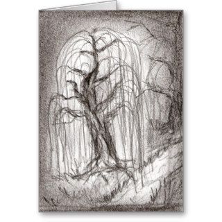 Weeping Willow Greeting Card