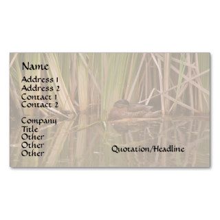 Duck in Reeds Business Card