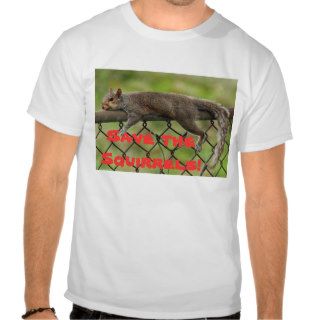 Save the Squirrels Tshirt