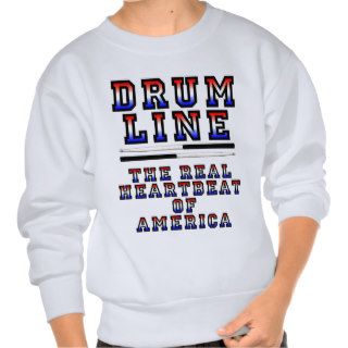 Drumline Heart Beat Pull Over Sweatshirts