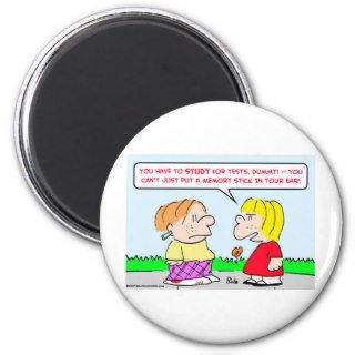 memory stick study tests educations refrigerator magnet