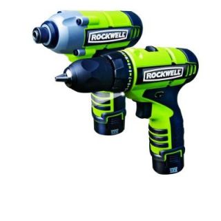 12 Volt Lithium Ion Tech Drill and Impact Driver Combo Kit (2 Tool) DISCONTINUED RK1001K2